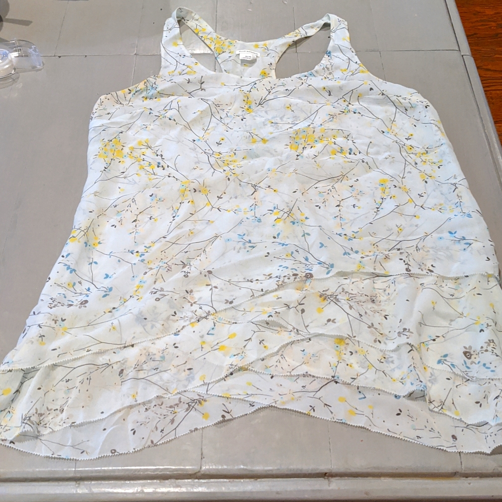 Club Monaco 100% Silk Medium Tank Top